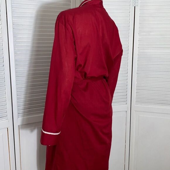 Vintage 70's SEARS The Mens Store Cotton Robe 42/44 Large - Picture 8 of 13